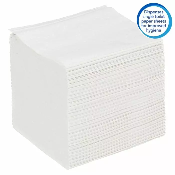 Kimberly-Clark Toilet Roll White 2-Ply 9000 Sheets, 8042
