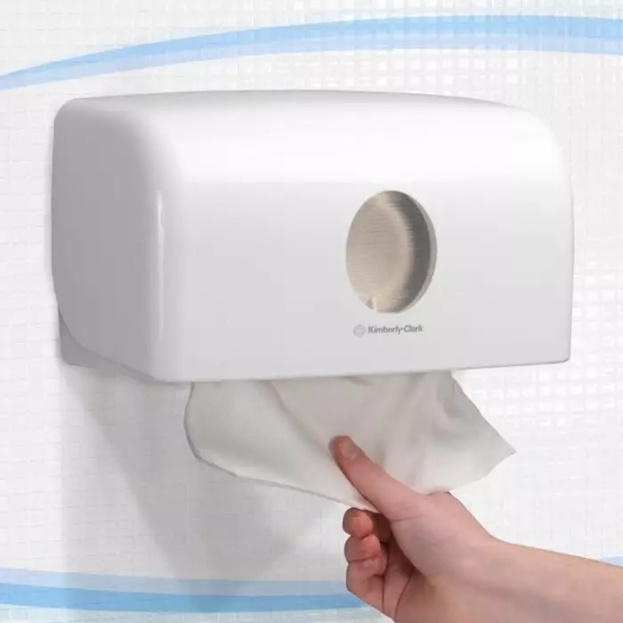 Kimberly-Clark Paper Towel Dispenser Wall Mounting ABS White 287x142x159 mm, 6956