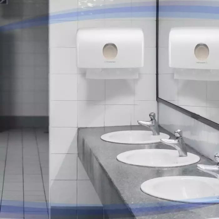 Kimberly-Clark Paper Towel Dispenser Wall Mounting ABS White 287x142x159 mm, 6956