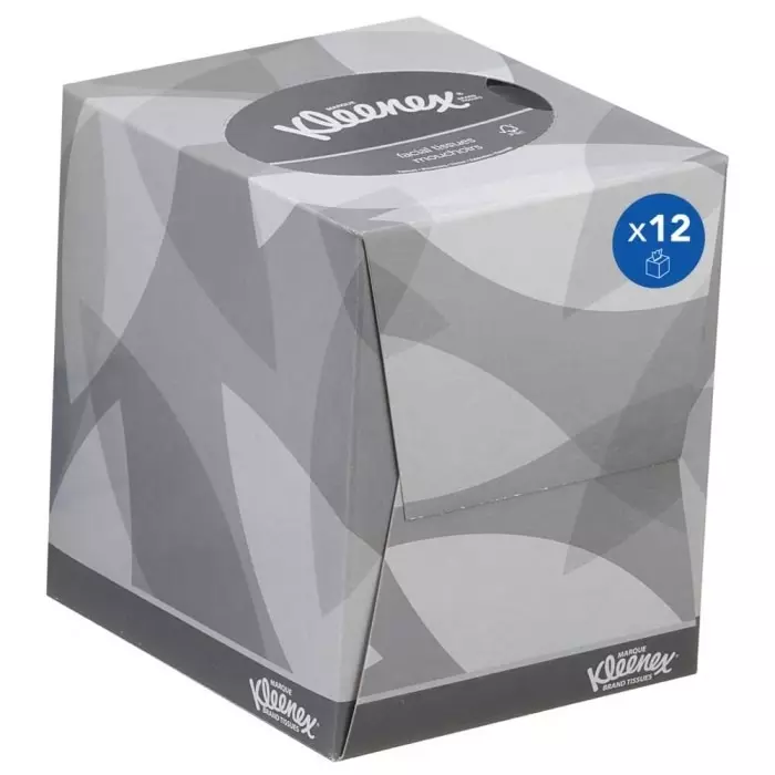 Kimberly-Clark KLEENEX Facial Tissues 2-Ply 80 Wipes Per Pack White, 8834