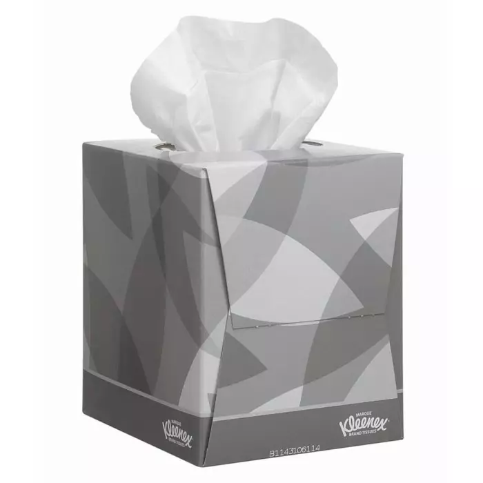 Kimberly-Clark KLEENEX Facial Tissues 2-Ply 80 Wipes Per Pack White, 8834