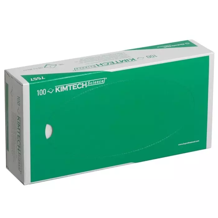 Kimberly-Clark Multi-Purpose Wipes White 100 Wipes 200 x 200mm for Clean Environments, Food Industry & Pharmaceutical, 7557