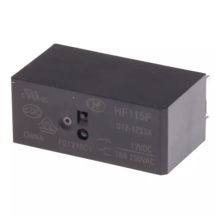 RS PRO PCB Mount Power Relay 12V dc Coil 16A Switching Current SPDT