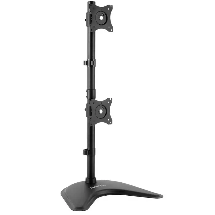 StarTech.com Desk Mounting Monitor Arm for 2 x Screen 27 inch Screen Size, ARMBARDUOV