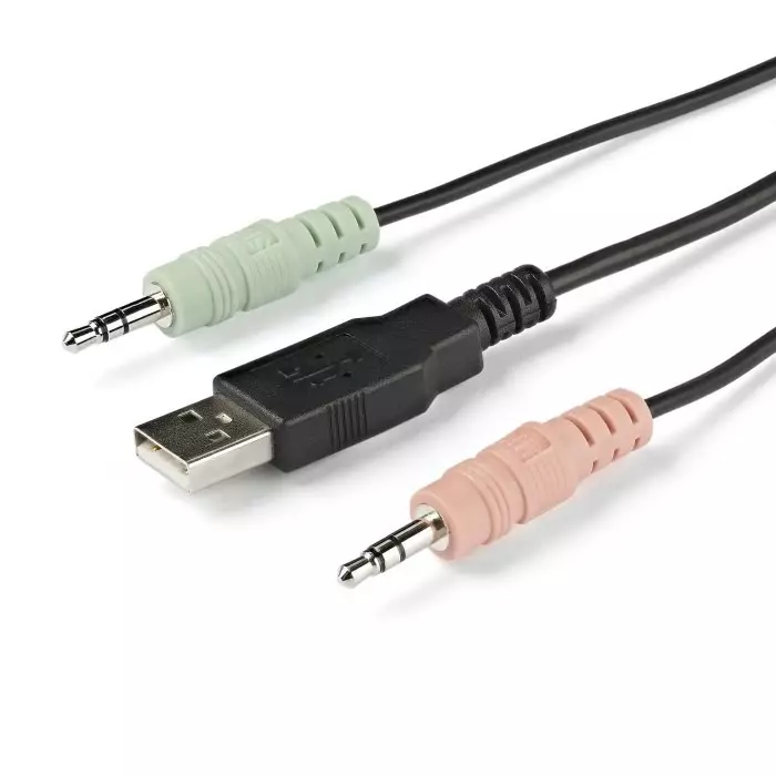 StarTech.com 2 Port USB HDMI KVM Switch 3.5 mm Stereo, SV211HDUA4K