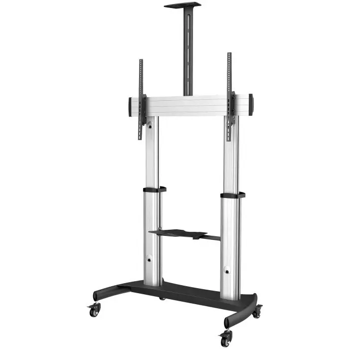 StarTech.com Floor Mounting Mobile TV Stand for 1 x Screen 100 inch Screen Size, STNDMTV100