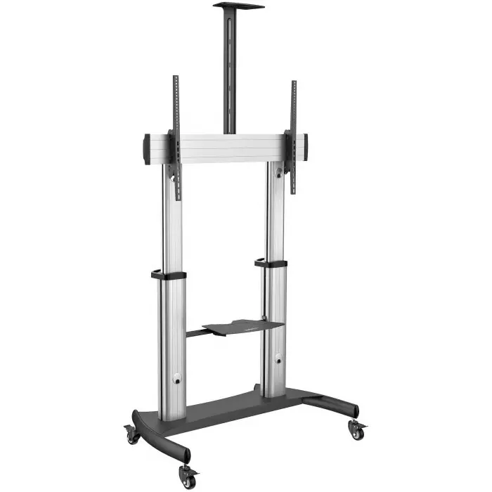 StarTech.com Floor Mounting Mobile TV Stand for 1 x Screen 100 inch Screen Size, STNDMTV100
