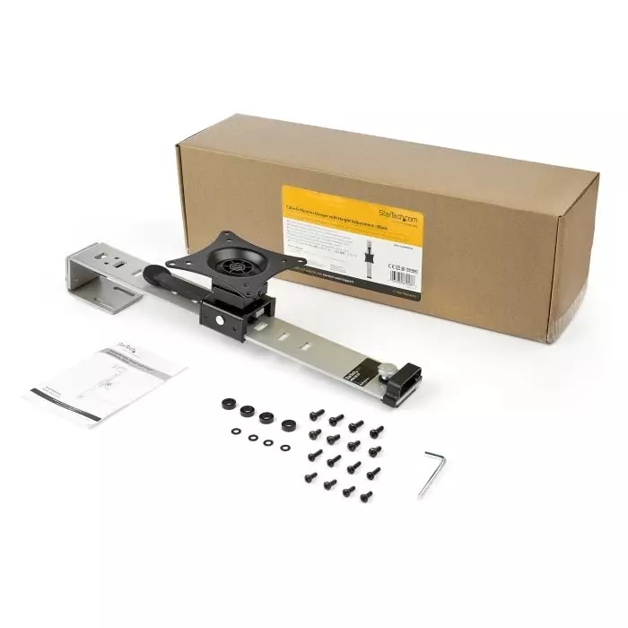 StarTech.com Wall Mounting Monitor Arm for 1 x Screen 34 inch Screen Size, ARMCBCLB