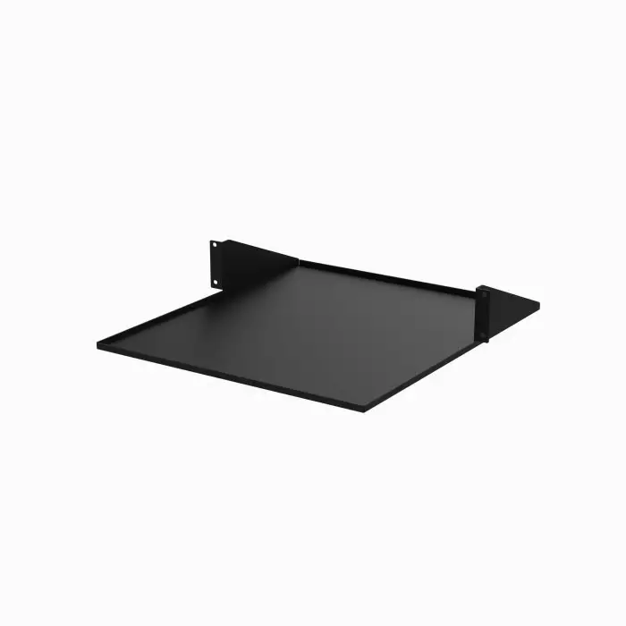 StarTech.com Black Rack Shelf 2U 34 Kg Load 482mm x 508mm, CABSHF2POST2