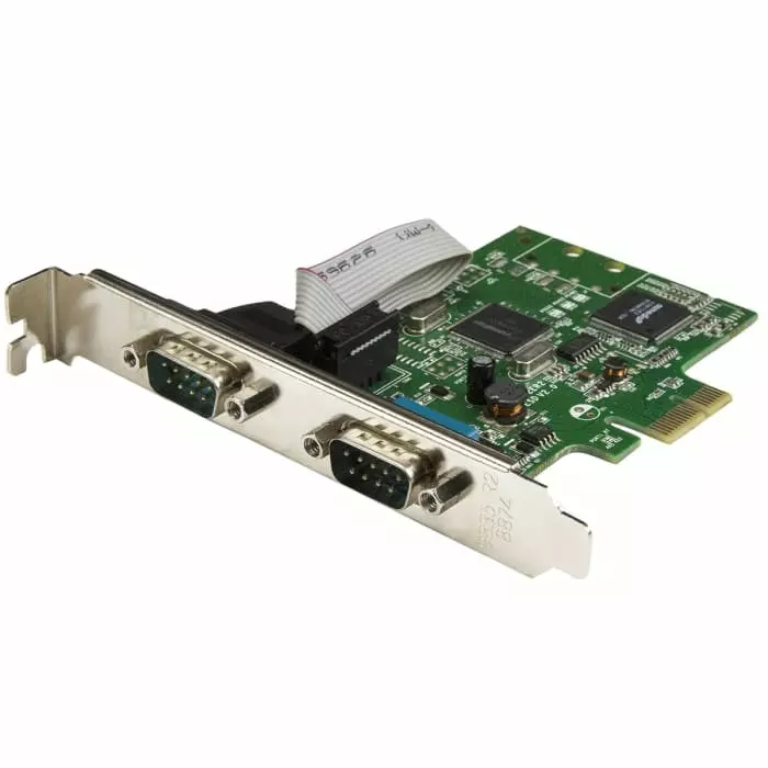 StarTech.com 2 Port PCIe RS232 Serial Card, PEX2S1050