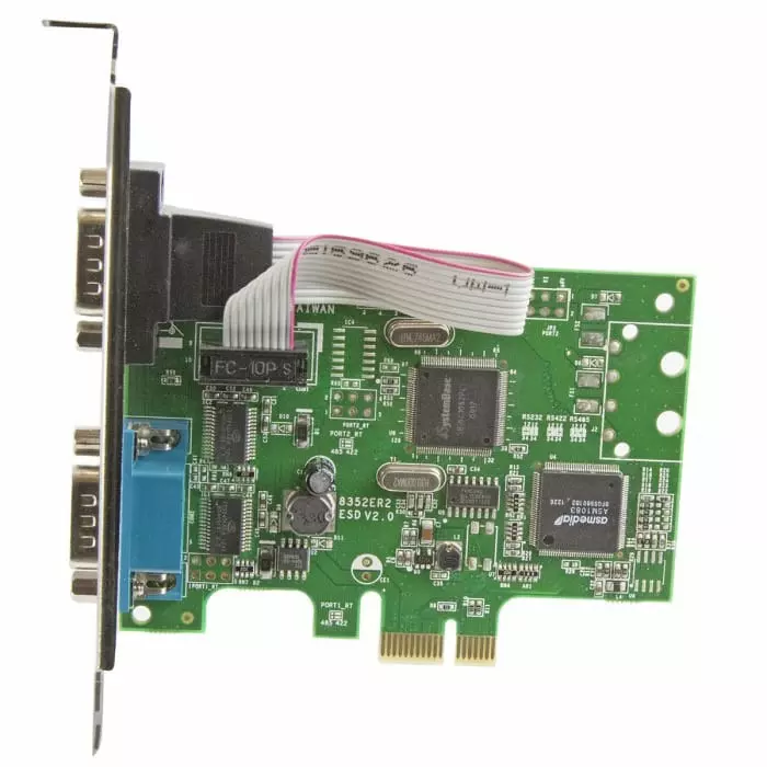 StarTech.com 2 Port PCIe RS232 Serial Card, PEX2S1050