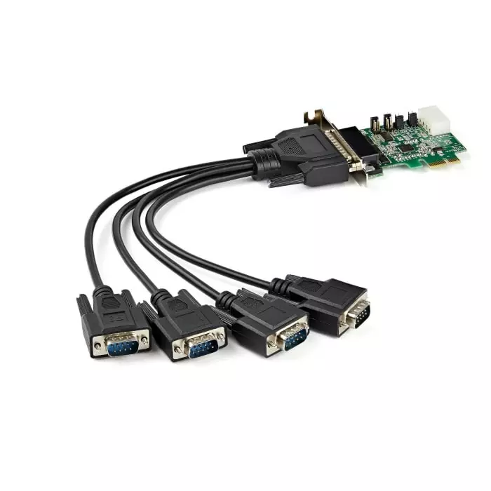 StarTech.com 4 Port PCIe RS232 Serial Card, PEX4S953LP