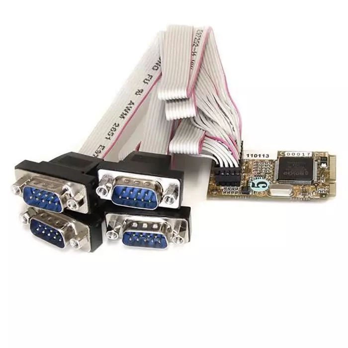 StarTech.com 4 Port Mini PCI RS232 Serial Card, MPEX4S552