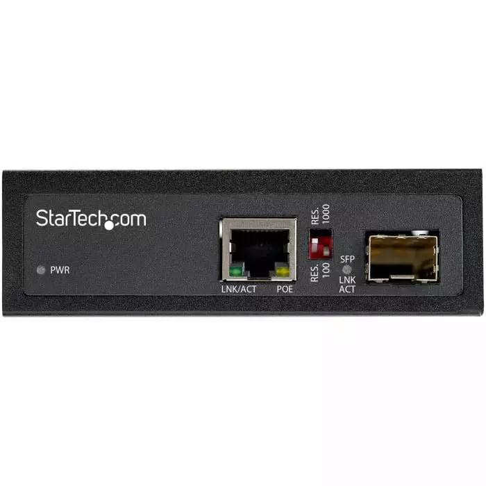 StarTech.com RJ45 SFP Ethernet Media Converter Single Mode Multi Mode 10 Mbps 100 Mbps 1000 Mbps Full Duplex, IMC1GSFP60W