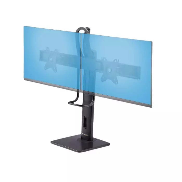 StarTech.com Floor Mounting Monitor Stand for 2 x Screen 27 inch Screen Size, 2MC1S-MONITOR-STAND