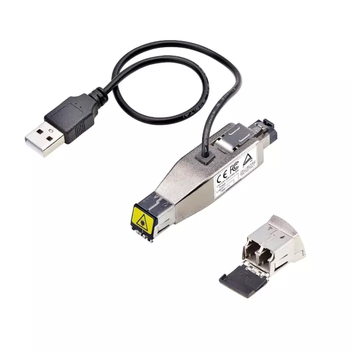 StarTech.com LC RJ45 USB-A Ethernet Media Converter 1000Mbit/s Multi Mode 1000 or 800m, D01ML55U-FIBER-MEDIA