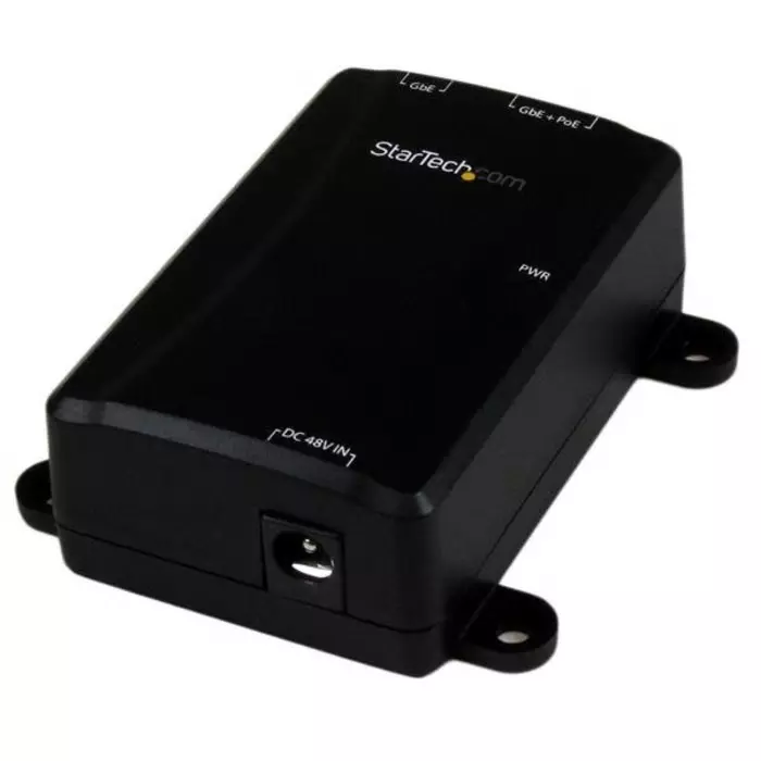 StarTech.com RJ45 Media Converter Full Duplex 100m, POEINJ1GW
