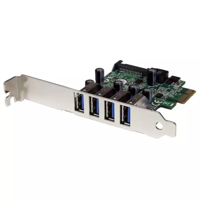 StarTech.com 4 Port USB A PCIe USB 3.0 Card, PEXUSB3S4V