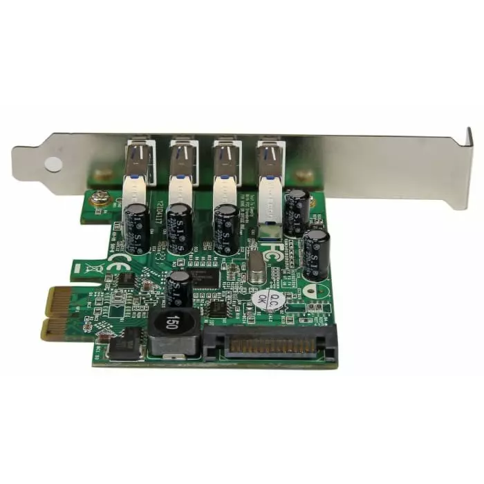 StarTech.com 4 Port USB A PCIe USB 3.0 Card, PEXUSB3S4V