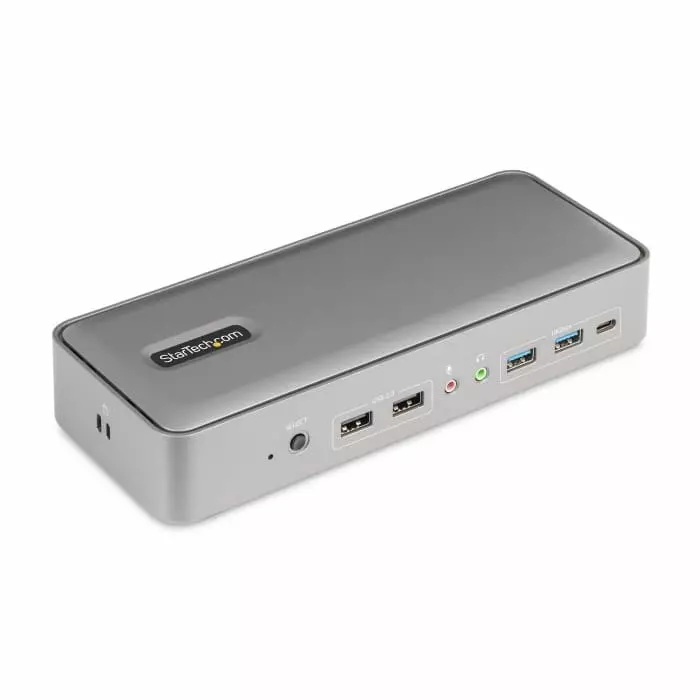 StarTech.com Dual Monitor 4K USB-C Docking Station with DisplayPort - 5 x USB Ports USB A USB C, 129UE-USBC-KVM-DOCK
