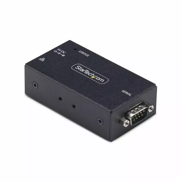 StarTech.com Serial Device Server 1 Ethernet Port 1 Serial Port Serial Interface 921.6kbps Baud Rate, I13-SERIAL-ETHERNET