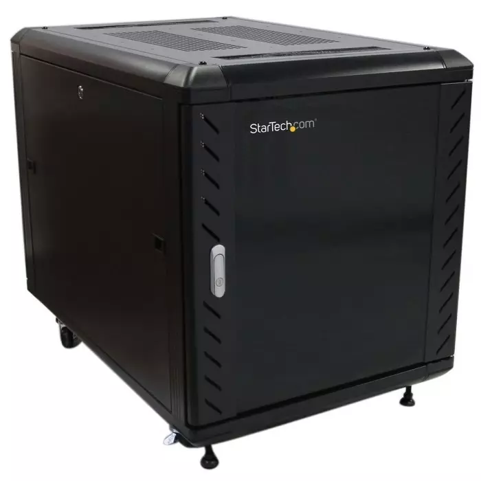 StarTech.com 12U-Rack Server Cabinet Medium 603 x 663 x 900mm, RK1236BKF