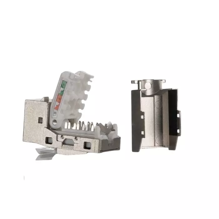 Molex Premise Networks PowerCat Cat6a RJ45 1 Port Keystone Jack Shielded Shielding, KSJ-00088
