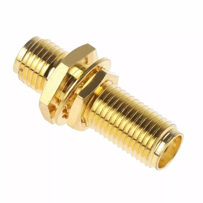 Telegartner Straight 50 Ω RF Adapter SMA Socket to SMA Socket 18 GHz, J01154A0041 (Pack of 5)