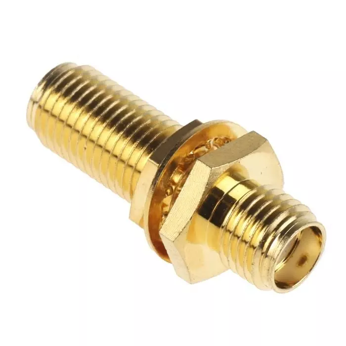 Telegartner Straight 50 Ω RF Adapter SMA Socket to SMA Socket 18 GHz, J01154A0041 (Pack of 5)
