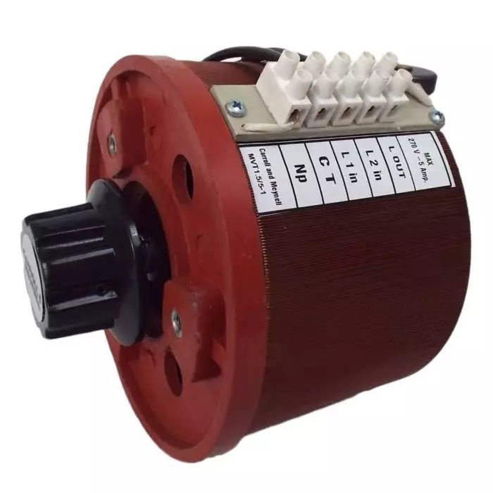Carroll & Meynell 1 Phase 1.4kVA Variac 1 Output 240V, MVT1.4k/5A-1