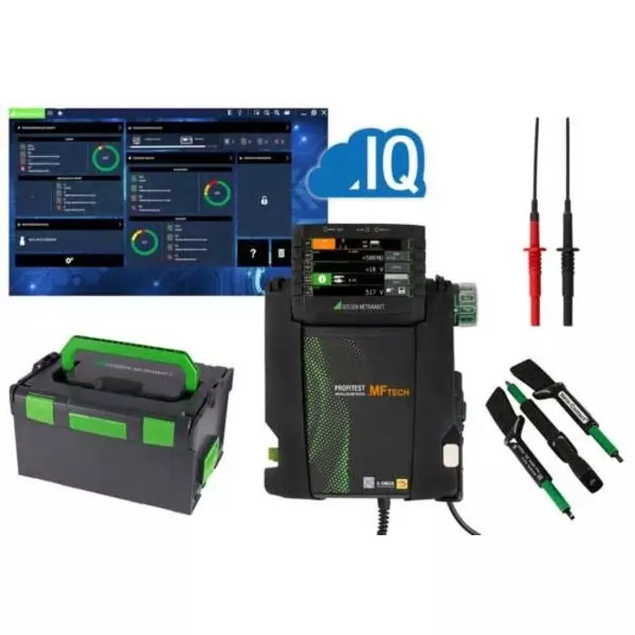 GOSSEN METRAWATT PROFiTEST MF TECH Starter-Set Multifunction Tester Set 600V Earth Resistance Measurement With USB, M537A
