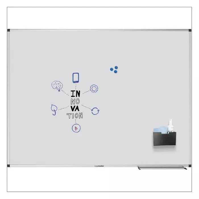 Legamaster White Board 90 cm Height 120 cm Width, 7-108154