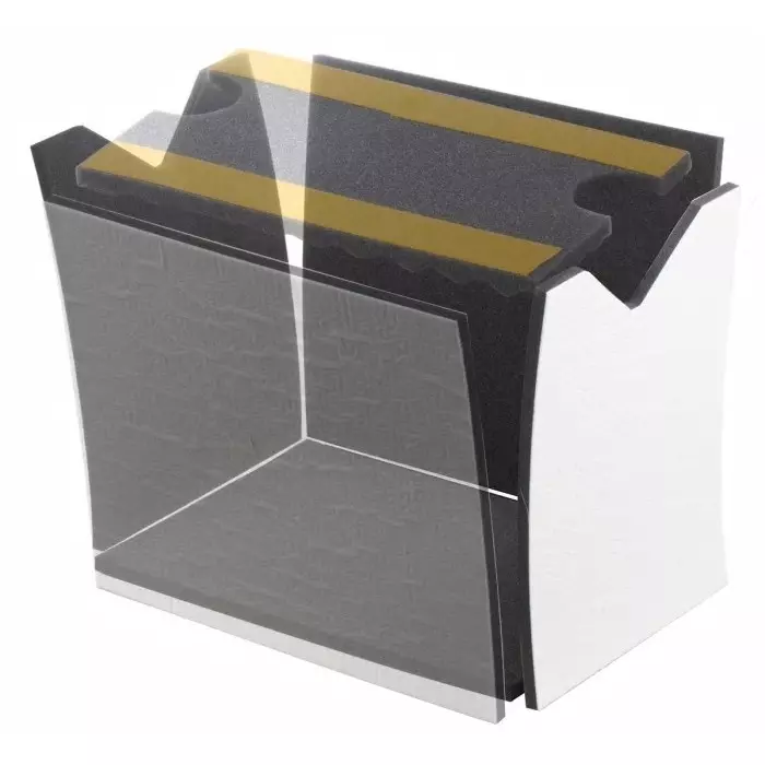 Zarges K470 High Density Rectangular Foam Insert for K450 Case Model 40720 K470 Case Model 40677, 43861