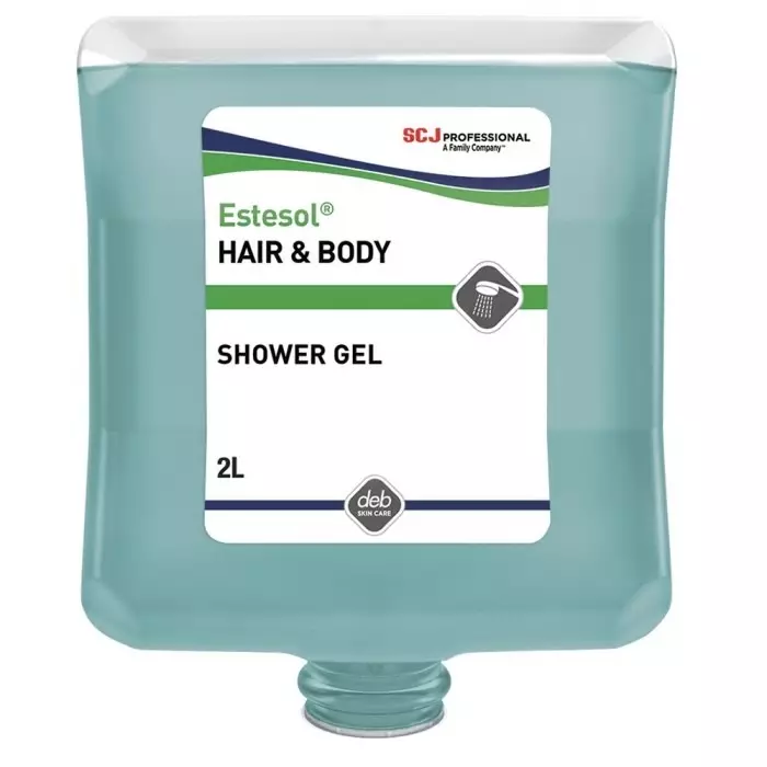 SCJ Professional Estesol® Hair Body Hair Body Shower Gel-2L Cartridge, HAB2LT
