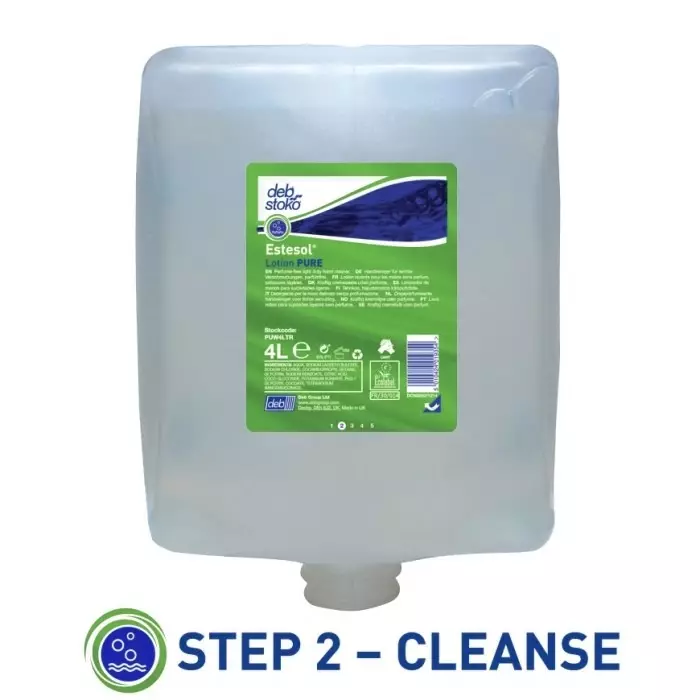 SCJ Professional Unscented Estesol® PURE Hand Soap-4L Cartridge, PUW4LTRS