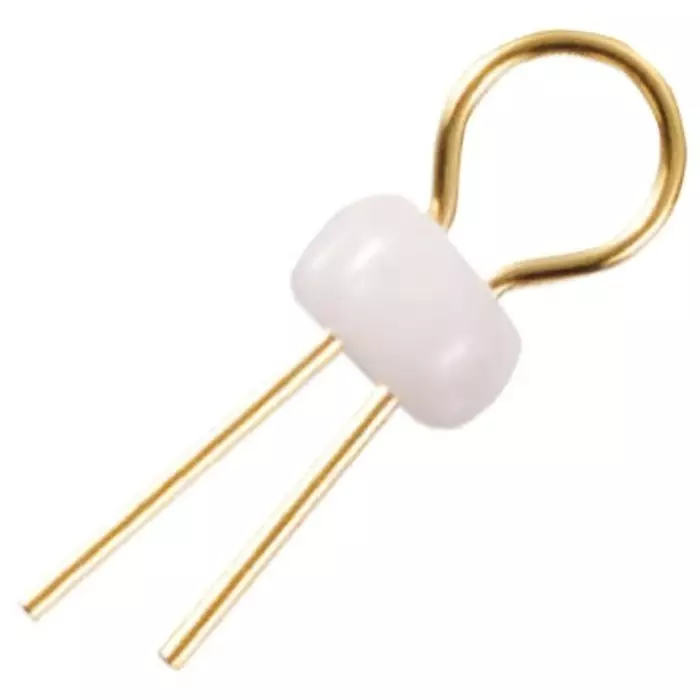 Mac8 Terminal Post White, Phosphor Bronze, Insulated, LC-2-GWHITE (Pack of 100)