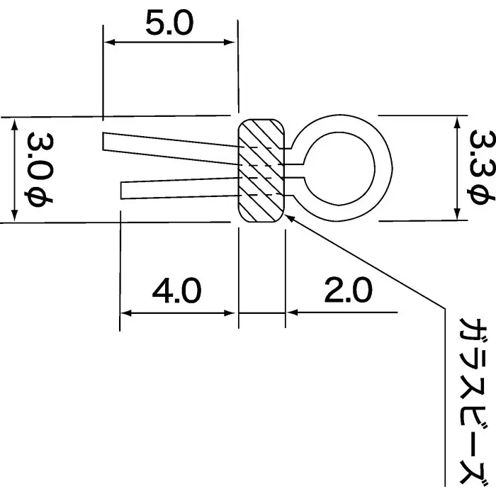 Mac8 Terminal Post White, Phosphor Bronze, Insulated, LC-2-GWHITE (Pack of 100)
