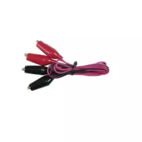 Teishin Electric Crocodile Clip Lead Black Red 1m Lead Length, TLA-8