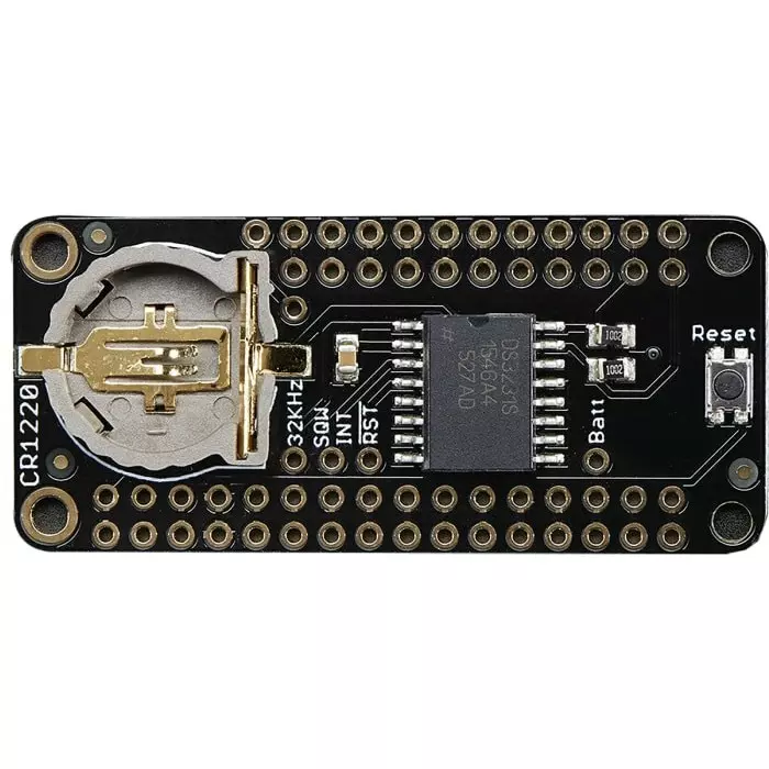 ADAFRUIT INDUSTRIES Feather Development Board FeatherWing Precision Real Time Clock Add On Board, Real Time Clock (RTC), 3028