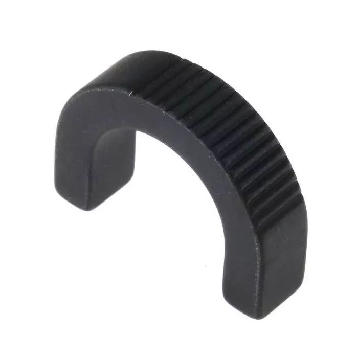 Southco Black Aluminium Handle 27 mm Height 6.4 mm Width 36 mm Length, B4-50-103-15 (Pack of 2)