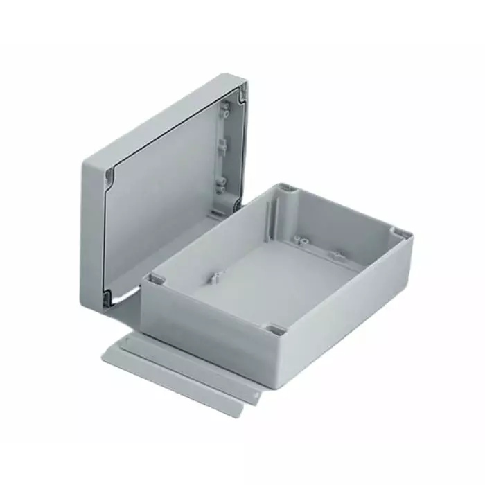 OKW C21 Series Grey ABS General Purpose Enclosure IP66 Light Grey Lid 240x160x90 mm, C2116241