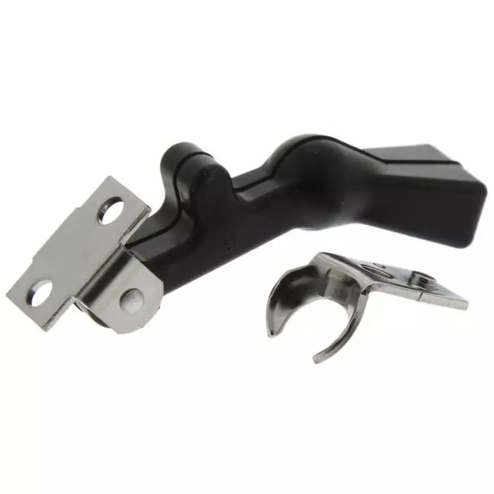 Southco Stainless Steel Hasp Staple 60.8x13.5 mm, 37-10-051-20 (Pack of 2)
