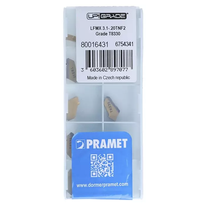 DORMER PRAMET Parting Off Turning Tool 110 mm T8330, KITXLCFN-26-3-T8330