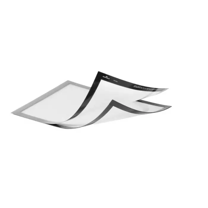 Durable Magnetic Silver Information Frame 323 mm Height 236 mm Width, 498523 (Pack of 5)