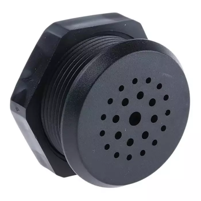 Sonitron 98dB Panel Mount Continuous Internal Piezo Buzzer 36.5x26 mm 0.7 V DC Min 15 V DC Max, SC0715BL BLACK