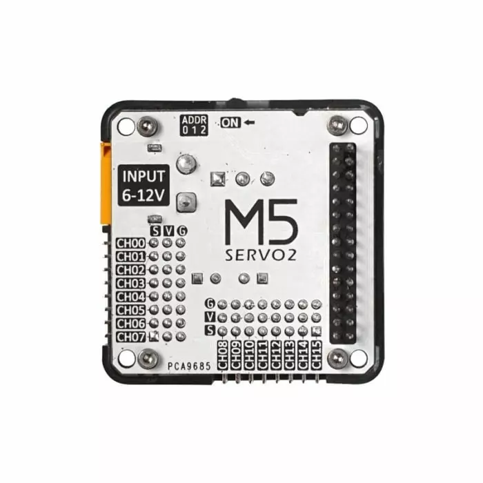 M5Stack SERVO2 Module 16 Channels-13.2 Motor Driver for PCS9685 SY8368AQQC for M5 Core M5StickC M5StickV, M014-B