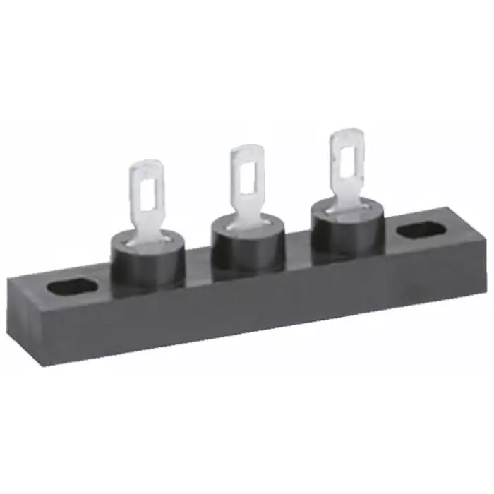 Sato Parts Non-Fused Terminal Block 3-Way 10A Solder Termination, ML-18-3P (Pack of 5)