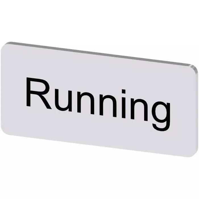 Siemens Labeling Plate, Running, 3SU1900-0AC81-0EB0