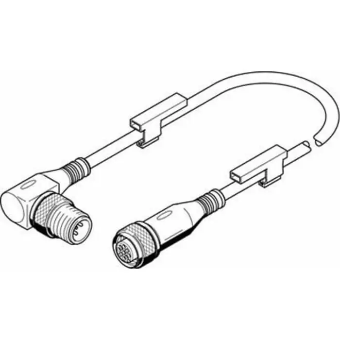 Festo Cable, NEBU Series, For Use With Energy Chain, NEBU-M12G5-K-0.5-M12W5