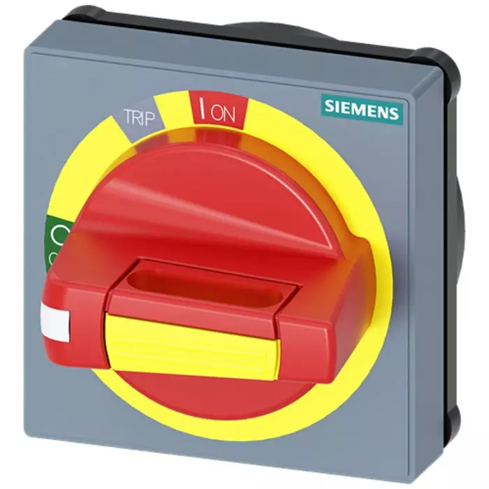 Siemens Red, Yellow Rotary Handle, 8UD1721 Series, 8UD1721-0AB15